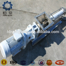 Stainless steel centrifugal hopper screw pump for hot concentrated tomato